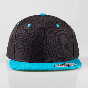 Snapback PREMIUM 2-Tone Cap, mit DREI Stickpositionen